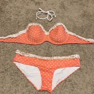 Victoria’s Secret swimsuit- size medium bottoms and 36c top.
